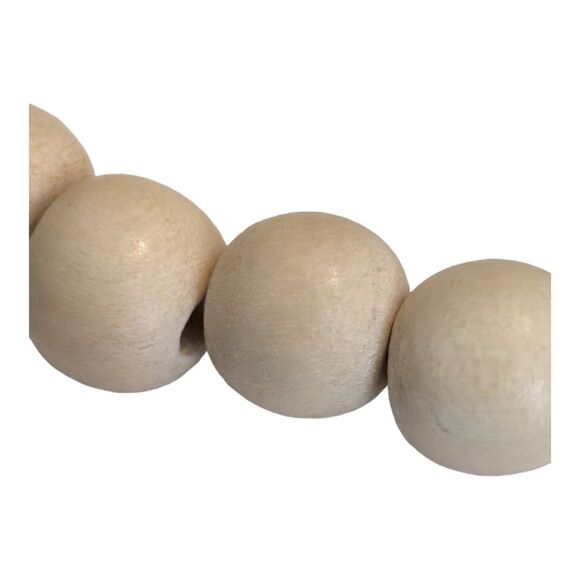 🔴 New Vitality bracelet wooden and turquoise beads blue gold white adjustable‎ - Picture 3 of 6